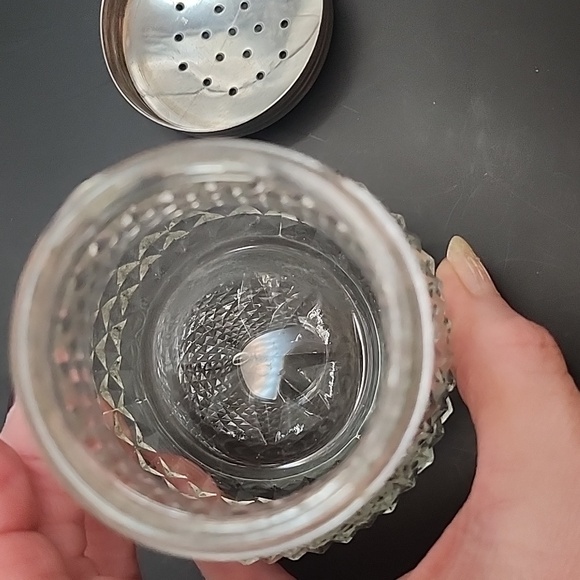 Vintage Glass Sugar Shaker 4.5" - Picture 8 of 9